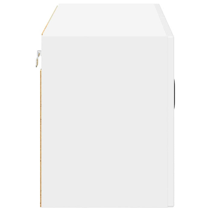 Dulap de bucătărie Alb lucios 80 x 31 x 40 cm Lemn compozit - WALTI WALTI