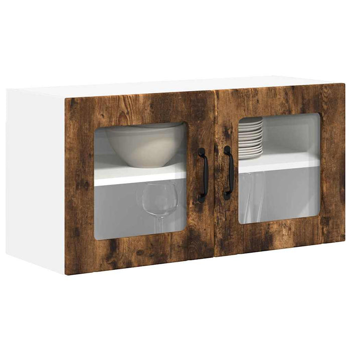 Dulap de bucătărie Stejar fumuriu 80 x 31 x 40 cm Lemn compozit - WALTI WALTI