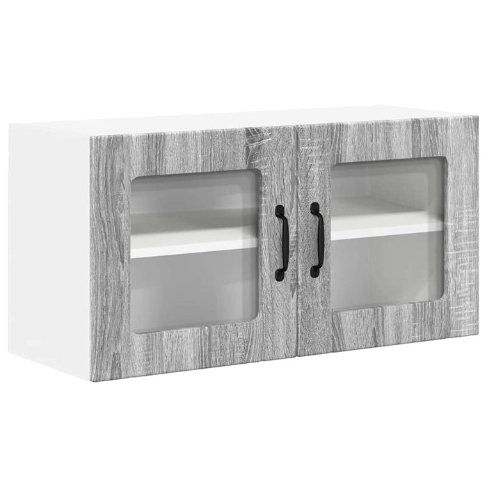 Dulap de bucătărie Gri Sonoma 80 x 31 x 40 cm Lemn compozit - WALTI WALTI
