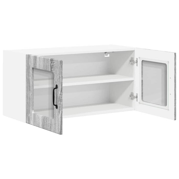 Dulap de bucătărie Gri Sonoma 80 x 31 x 40 cm Lemn compozit - WALTI WALTI