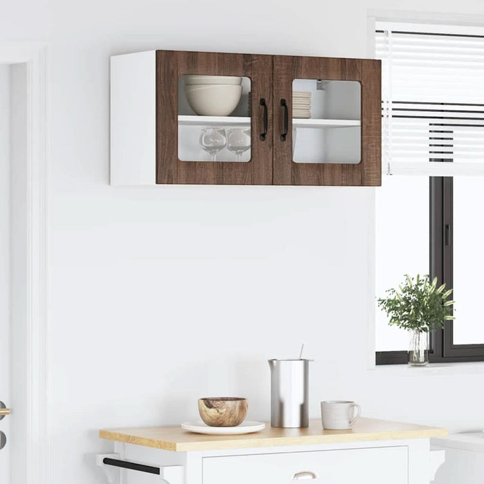 Dulap de bucătărie Stejar închis 80 x 31 x 40 cm Lemn compozit - WALTI WALTI