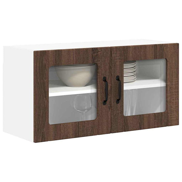 Dulap de bucătărie Stejar închis 80 x 31 x 40 cm Lemn compozit - WALTI WALTI
