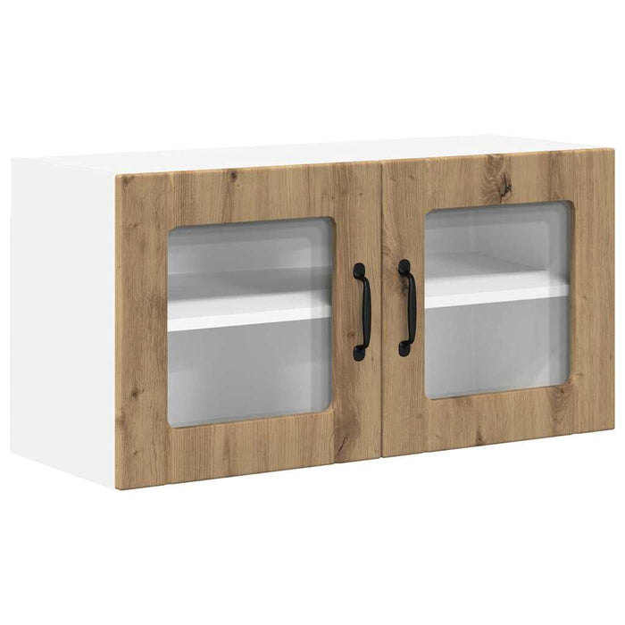 Dulap de bucătărie cu raft Stejar Artizanal 80 x 31 x 40 cm - WALTI WALTI
