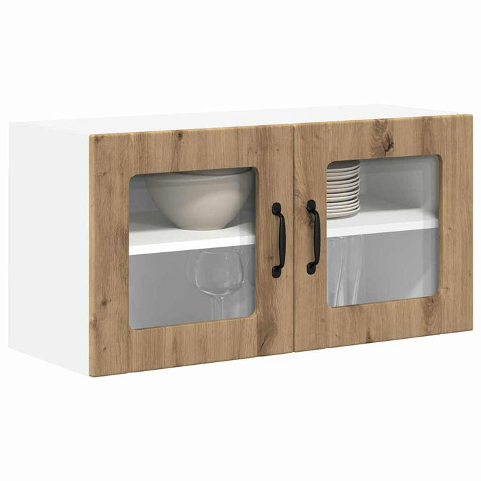 Dulap de bucătărie cu raft Stejar Artizanal 80 x 31 x 40 cm - WALTI WALTI