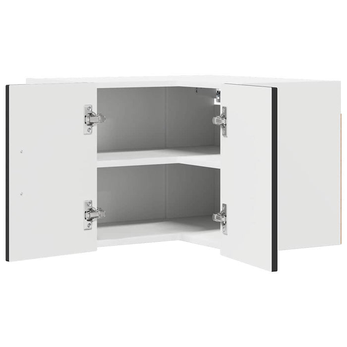 Dulap de bucătărie cu raft Negru 57 x 57 x 40 cm Lemn compozit - WALTI WALTI