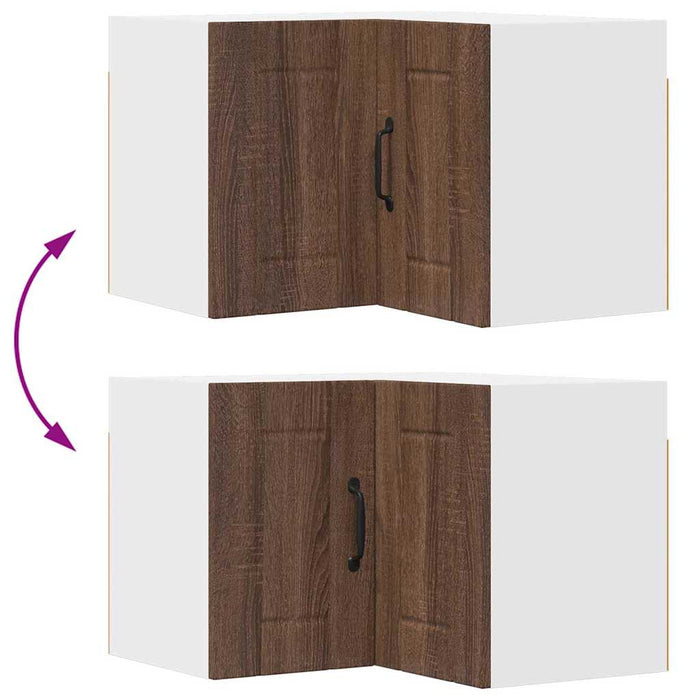 Dulap de bucătărie Stejar închis 57 x 57 x 40 cm Lemn compozit - WALTI WALTI