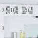 Dulap de bucătărie 2 pcs Alb 60 x 31 x 40 cm Lemn compozit - WALTI WALTI