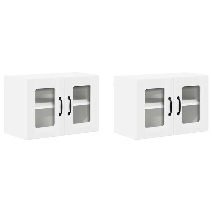 Dulap de bucătărie 2 pcs Alb 60 x 31 x 40 cm Lemn compozit - WALTI WALTI