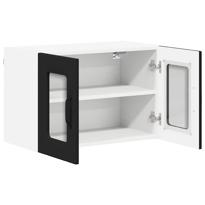 Dulap de bucătărie 2 pcs Negru 60 x 31 x 40 cm Lemn compozit - WALTI WALTI