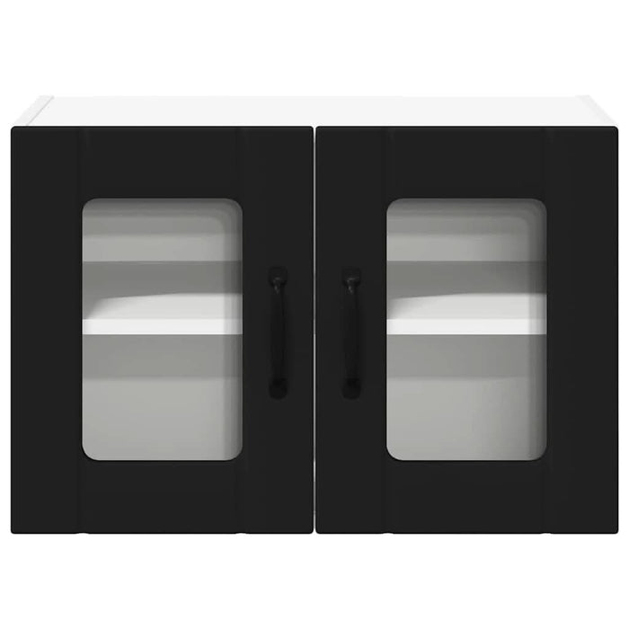 Dulap de bucătărie 2 pcs Negru 60 x 31 x 40 cm Lemn compozit - WALTI WALTI