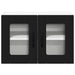 Dulap de bucătărie 2 pcs Negru 60 x 31 x 40 cm Lemn compozit - WALTI WALTI