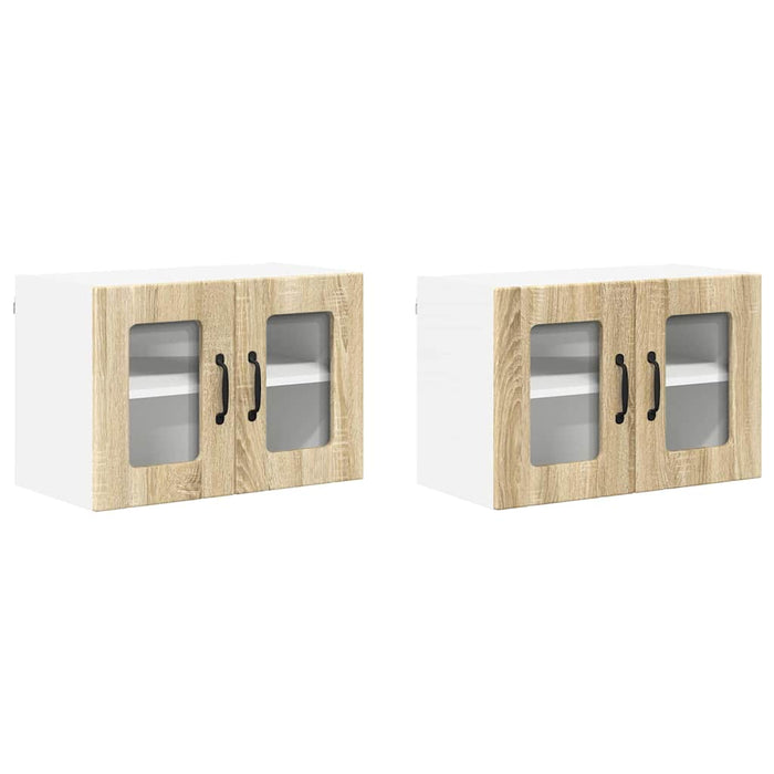 Dulap de bucătărie cu raft 2 pcs Stejar Sonoma 60 x 31 x 40 cm - WALTI WALTI