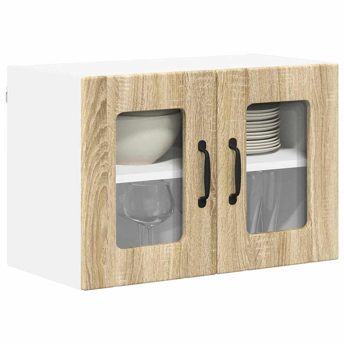 Dulap de bucătărie cu raft 2 pcs Stejar Sonoma 60 x 31 x 40 cm - WALTI WALTI