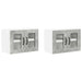 Dulap de bucătărie cu raft 2 pcs Gri din beton 60 x 31 x 40 cm - WALTI WALTI