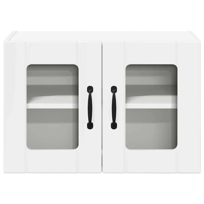Dulap de bucătărie cu raft 2 pcs Alb lucios 60 x 31 x 40 cm - WALTI WALTI