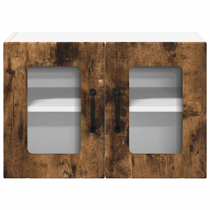 Dulap de bucătărie cu raft 2 pcs Stejar fumuriu 60 x 31 x 40 cm - WALTI WALTI