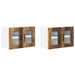 Dulap de bucătărie cu raft 2 pcs Lemn Vechi 60 x 31 x 40 cm - WALTI WALTI
