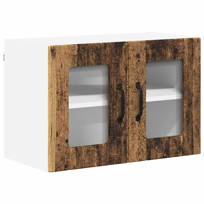 Dulap de bucătărie cu raft 2 pcs Lemn Vechi 60 x 31 x 40 cm - WALTI WALTI