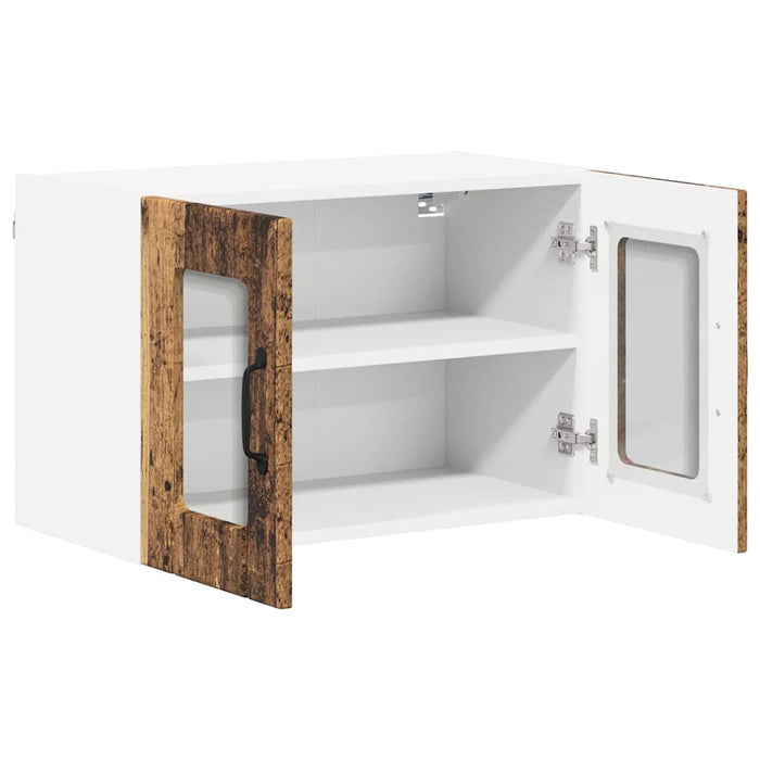 Dulap de bucătărie cu raft 2 pcs Lemn Vechi 60 x 31 x 40 cm - WALTI WALTI