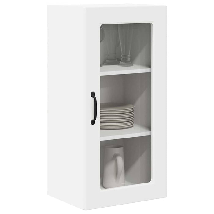 Dulap de bucătărie cu raft Alb 40 x 31 x 80 cm Lemn compozit - WALTI WALTI