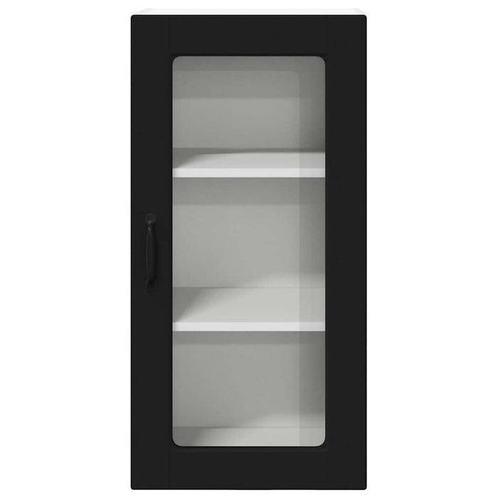 Dulap de bucătărie 2 pcs Negru 40 x 31 x 80 cm Lemn compozit - WALTI WALTI