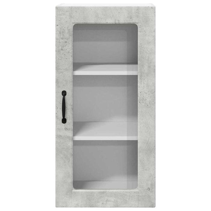 Dulap de bucătărie cu raft 2 pcs Gri din beton 40 x 31 x 80 cm - WALTI WALTI