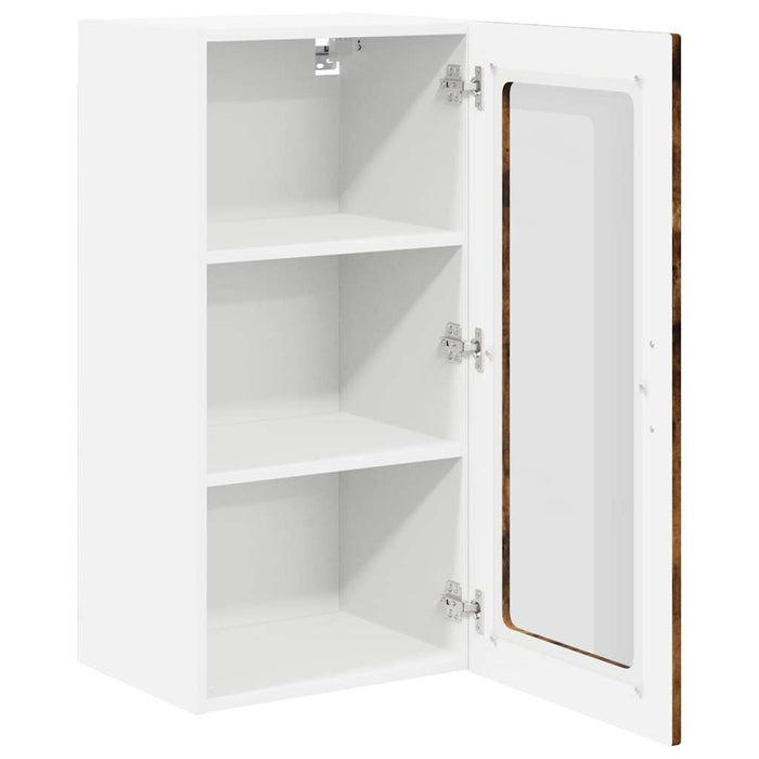 Dulap de bucătărie cu raft 2 pcs Stejar fumuriu 40 x 31 x 80 cm - WALTI WALTI