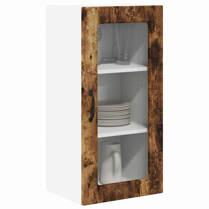Dulap de bucătărie cu raft 2 pcs Stejar fumuriu 40 x 31 x 80 cm - WALTI WALTI