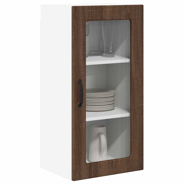 Dulap de bucătărie Stejar închis 40 x 31 x 80 cm Lemn compozit - WALTI WALTI