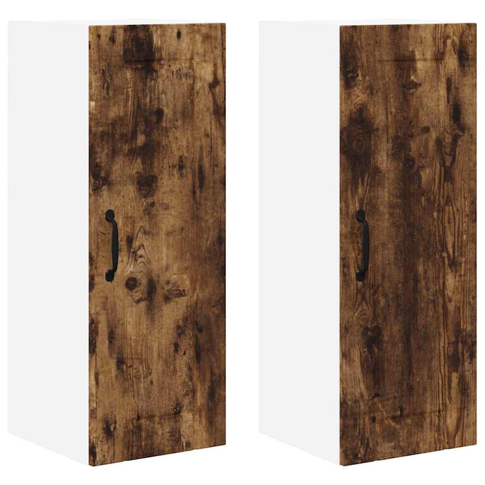 Dulap de bucătărie cu raft 2 pcs Stejar fumuriu 30 x 31 x 80 cm - WALTI WALTI
