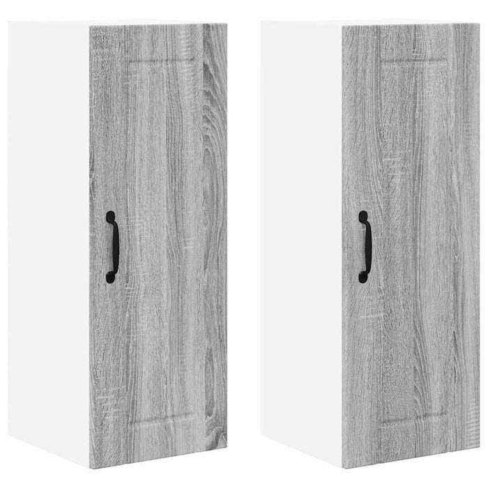 Dulap de bucătărie cu raft 2 pcs Gri Sonoma 30 x 31 x 80 cm - WALTI WALTI
