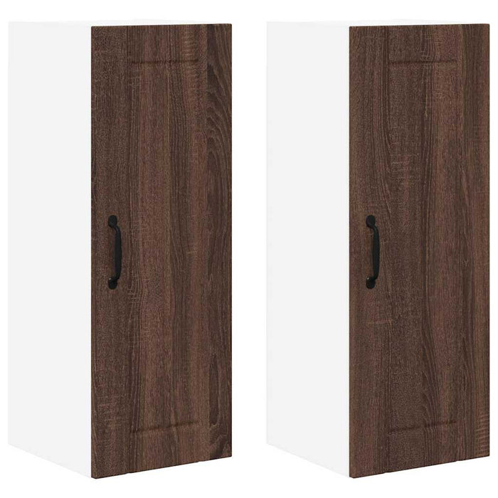 Dulap de bucătărie cu raft 2 pcs Stejar închis 30 x 31 x 80 cm - WALTI WALTI