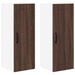 Dulap de bucătărie cu raft 2 pcs Stejar închis 30 x 31 x 80 cm - WALTI WALTI