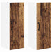 Dulap de bucătărie cu raft 2 pcs Lemn Vechi 30 x 31 x 80 cm - WALTI WALTI