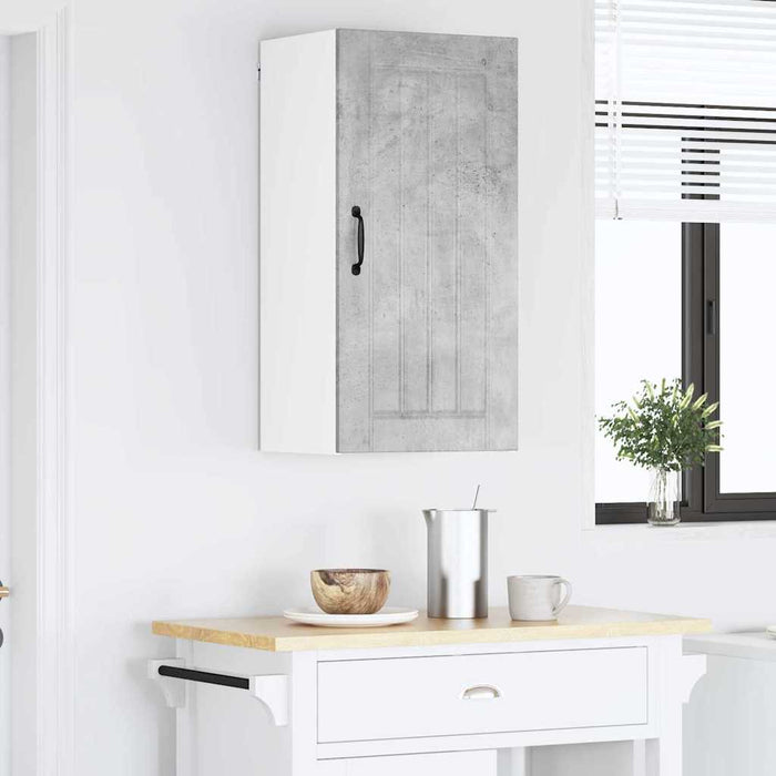 Dulap de bucătărie Gri din beton 40 x 31 x 80 cm Lemn compozit - WALTI WALTI
