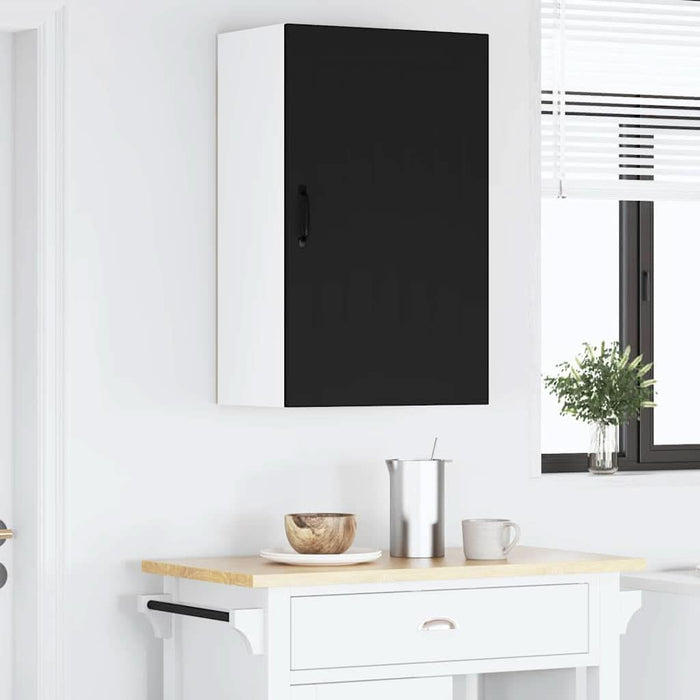 Dulap de bucătărie cu raft Negru 50 x 31 x 80 cm Lemn compozit - WALTI WALTI