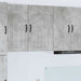 Dulap de bucătărie Gri din beton 50 x 31 x 80 cm Lemn compozit - WALTI WALTI