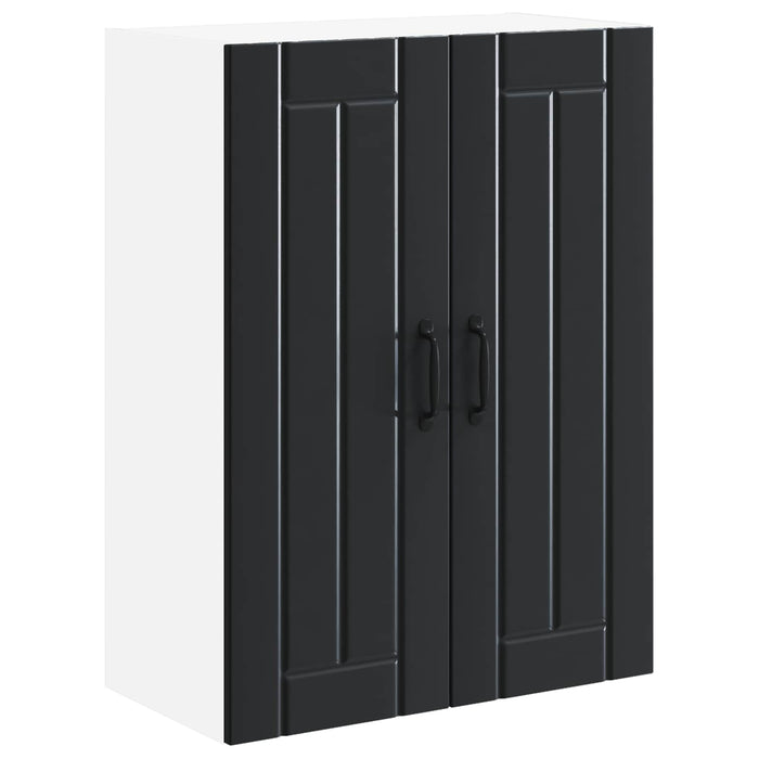Dulap de sticlă pentru perete LUCCA Negru 60 x 31 x 80 cm - WALTI WALTI