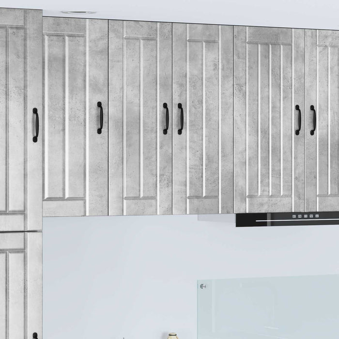 Dulap de sticlă pentru perete LUCCA Gri Beton 60 x 31 x 80 cm - WALTI WALTI