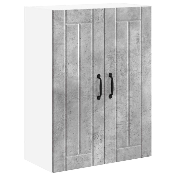 Dulap de sticlă pentru perete LUCCA Gri Beton 60 x 31 x 80 cm - WALTI WALTI