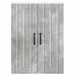 Dulap de sticlă pentru perete LUCCA Gri Beton 60 x 31 x 80 cm - WALTI WALTI