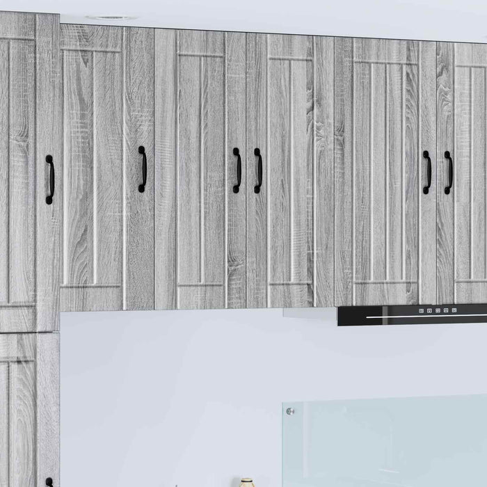 Dulap de sticlă pentru perete LUCCA Sonoma gri 60 x 31 x 80 cm - WALTI WALTI