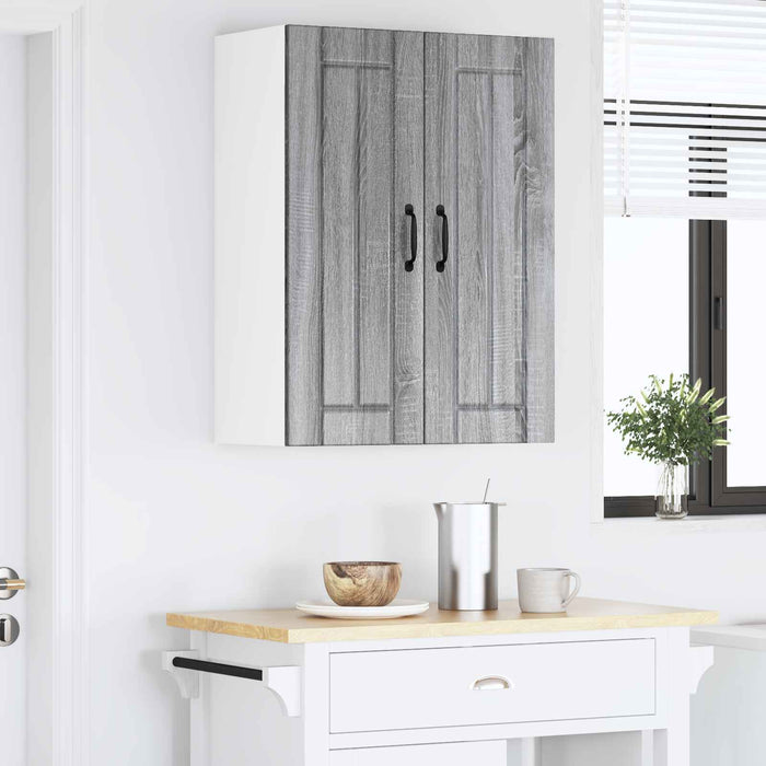Dulap de sticlă pentru perete LUCCA Sonoma gri 60 x 31 x 80 cm - WALTI WALTI