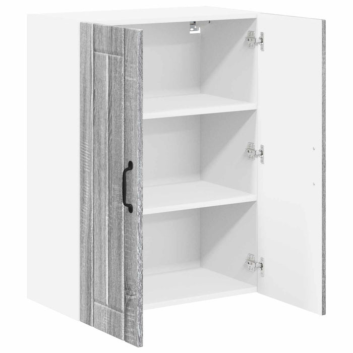Dulap de sticlă pentru perete LUCCA Sonoma gri 60 x 31 x 80 cm - WALTI WALTI