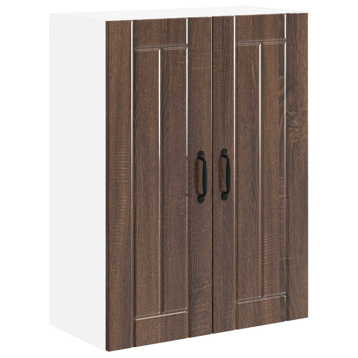 Dulap de sticlă pentru perete LUCCA Stejar maro 60 x 31 x 80 cm - WALTI WALTI