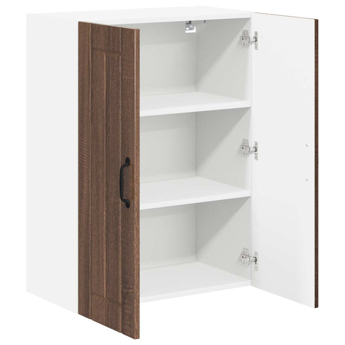 Dulap de sticlă pentru perete LUCCA Stejar maro 60 x 31 x 80 cm - WALTI WALTI