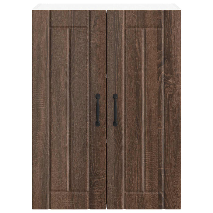 Dulap de sticlă pentru perete LUCCA Stejar maro 60 x 31 x 80 cm - WALTI WALTI