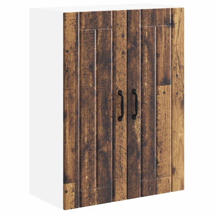 Dulap de sticlă pentru perete LUCCA Lemn vechi 60 x 31 x 80 cm - WALTI WALTI