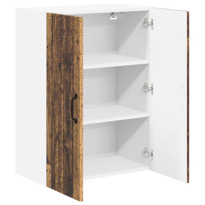 Dulap de sticlă pentru perete LUCCA Lemn vechi 60 x 31 x 80 cm - WALTI WALTI
