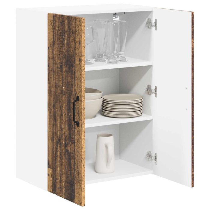 Dulap de sticlă pentru perete LUCCA Lemn vechi 60 x 31 x 80 cm - WALTI WALTI